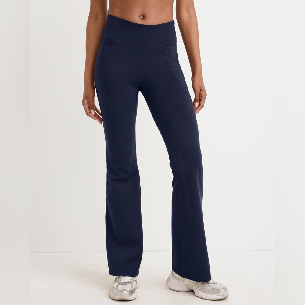 Jockey Navy Blue Flared Leggings, Used Once